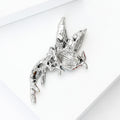 Alloy Rhinestone Enamel Phoenix Bird Brooch For Luxury Lapel Decoration view 4