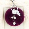 Deep-Purple Leaf-Pom