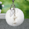 White Leaf-Pom