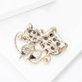 Natural Abalone Shell Cat Brooch For Fashion Suit Lapel Decor view 4