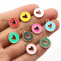 15x12mm 0.6g Gold Zinc Alloy Charm Pendant for DIY Necklace Bracelet Jewelry Making view 3