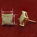 European Korean Geometric Stud Earrings For Women Minimalist Elegant Daily Office Jewelry view 4