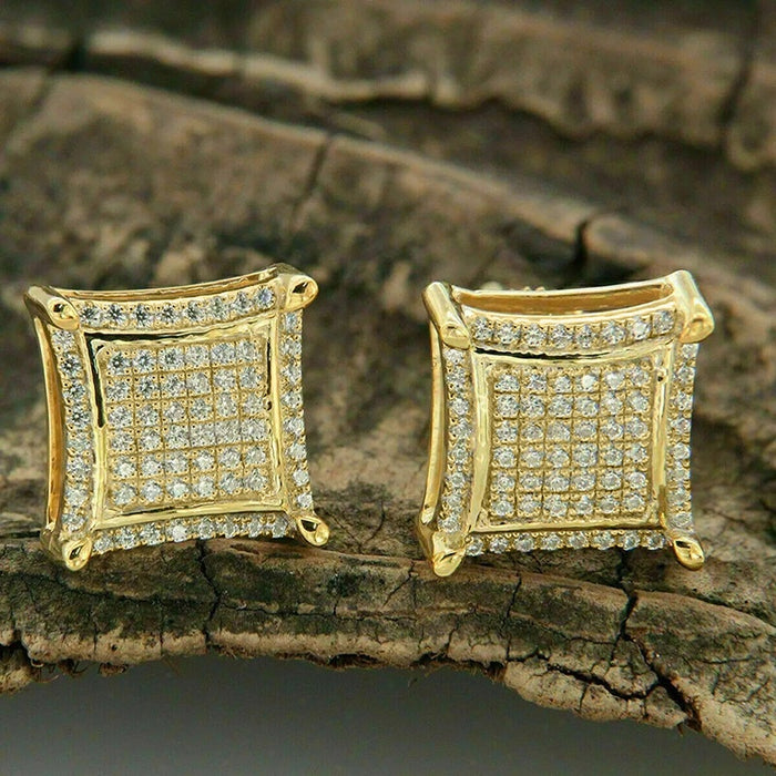 European Korean Geometric Stud Earrings For Women Minimalist Elegant Daily Office Jewelry