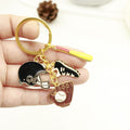 Metal Mini Sports Ball Keychain Bag Charm Gift for Kids view 3