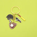 Metal Mini Sports Ball Keychain Bag Charm Gift for Kids view 1