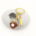 Metal Mini Sports Ball Keychain Bag Charm Gift for Kids view 4