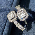Adjustable Open Geometric Ring For Women Light Luxury Wedding Gift Fashion Finger Jewelry view 3