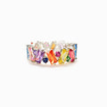 Irregular Colorful Womens Ring, Dopamine Trend Geometric Designer Statement Finger Jewelry view 6