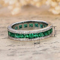 Women's Elegant Green Noble Style Ring, Evening Dress Banquet Fashion Light Luxury Jewelry Accessory view 4