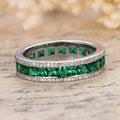 Women's Elegant Green Noble Style Ring, Evening Dress Banquet Fashion Light Luxury Jewelry Accessory view 2