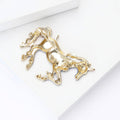 Alloy Enamel Cartoon Unicorn Brooch Pin For Creative Apparel Accessories view 4