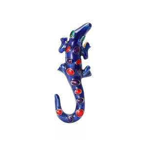 Alloy Enamel Crocodile Brooch Pin For Coats Suits And Apparel