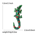 Alloy Enamel Crocodile Brooch Pin For Coats Suits And Apparel view 6