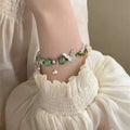 2026 New Chinese Style Zinc Alloy Butterfly Bamboo Joint Half Bangle Bracelet For Women view 4