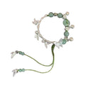 2026 New Chinese Style Zinc Alloy Butterfly Bamboo Joint Half Bangle Bracelet For Women view 5