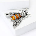 Alloy Large Bee Brooch For Womens Apparel And Lapel Decoration view 2
