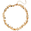 Western Style Metal Sequin Heart Tassel Choker Necklace Trendy Chain Collarbone Jewelry view 5