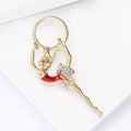 Alloy Enamel Gymnast Girl Brooch Pin For Women's Apparel view 2