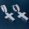 Micro Inlaid Zircon Dangle Earrings For Women, Shiny Light Luxury Fashion Statement Jewelry view 2