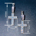 Micro Inlaid Zircon Dangle Earrings For Women, Shiny Light Luxury Fashion Statement Jewelry view 4
