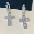 Micro Inlaid Zircon Dangle Earrings For Women, Shiny Light Luxury Fashion Statement Jewelry view 3