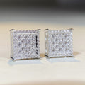 Women's Square Stud Earrings Elegant Minimal Chic Style Daily Wear Refined Ear Jewelry view 1