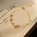 European Style Sparkling Zircon Eight Point Star Compass Pendant Bangle For Women view 1