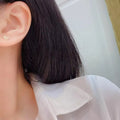 Simple Heart Stud Earrings For Women, Elegant Daily Commute Love Shape Fashion Jewelry view 3