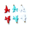15x10mm White Zinc Alloy Charm Pendant for DIY Necklace Bracelet Jewelry Making view 5