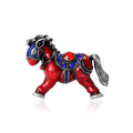 Alloy Enamel Pony Brooch For Creative Clothing Decoration view 1