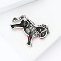Alloy Enamel Pony Brooch For Creative Clothing Decoration view 4