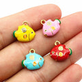 13x14mm Gold Zinc Alloy Charm Pendant for DIY Necklace Bracelet Jewelry Making view 3