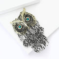 Metal Alloy Owl Pendant Brooch Pin For Vintage Women Apparel view 4