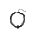 European American Metal Round Ball Layered Chain Necklace Bracelet Light Luxury Minimalist Jewelry view 5