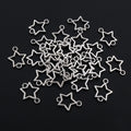 Antique Silver Alloy Small Star Pendant Charm For DIY Necklace Bracelet Jewelry Making view 2