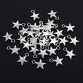 Antique Silver Alloy Small Star Pendant Charm For DIY Necklace Bracelet Jewelry Making view 3