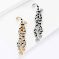 Alloy Enamel Rhinestone Tiger Brooch For Coats And Unisex Apparel view 3