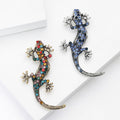 Alloy Gecko Brooch Pin For Simple Fashion Clothing Decoration view 3