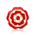 Acrylic Hollow Flower Brooch Pin For Elegant Coat Suit Decoration view 1