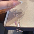 Copper Zircon Hollow Shell Gourd Pendant Bangle, New Chinese Light Luxury Geometric Jewelry view 4