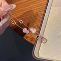Copper Zircon Hollow Shell Gourd Pendant Bangle, New Chinese Light Luxury Geometric Jewelry view 1