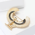 Alloy Angel Wing Egyptian Goddess Brooch Pin For Suits And Coats view 4