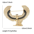 Alloy Angel Wing Egyptian Goddess Brooch Pin For Suits And Coats view 5