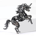 Alloy Rhinestone Unicorn Brooch Pin For Clothing And Anti Exposure view 3