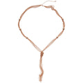 European Style Metal Multilayer Knotted Chain Tassel Sweater Necklace For Women view 5
