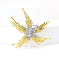 Alloy Flame Starfish Brooch Pin For Fashion Clothing Decor view 2