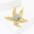 Alloy Flame Starfish Brooch Pin For Fashion Clothing Decor view 3
