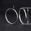 Y2K Statement Plated Earrings For Women, Asian Style Niche Fashion Jewelry Accessory view 4