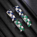 Elegant Teardrop Ear Cuffs For Women, Luxury Evening Dress Jewelry And Refined Lady Accessories Earrings view 3
