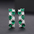 Elegant Teardrop Ear Cuffs For Women, Luxury Evening Dress Jewelry And Refined Lady Accessories Earrings view 2